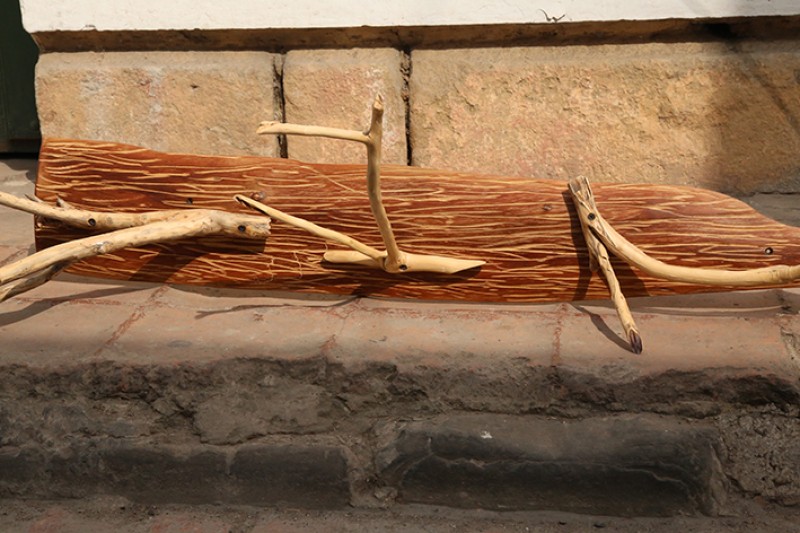 Perchero en Madera.